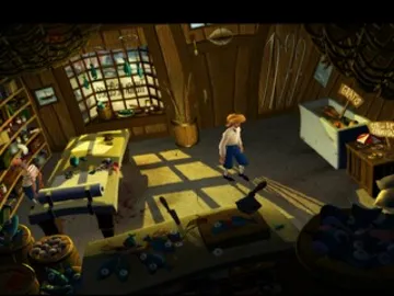 Escape from Monkey Island screen shot game playing